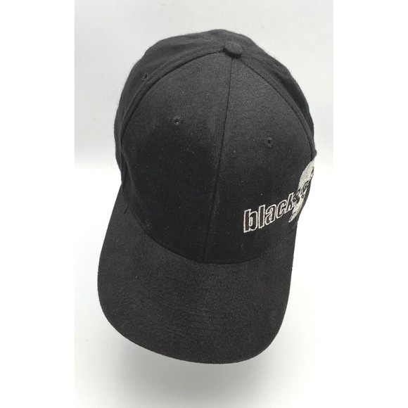 Black Rhino Born 2Be Bold Skull Embroidered Stretch Black Hat - Picture 5 of 7